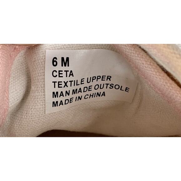Hurley Womens Size 6M Pink Canvas Sneakers Casual Shoes - Picture 9 of 9